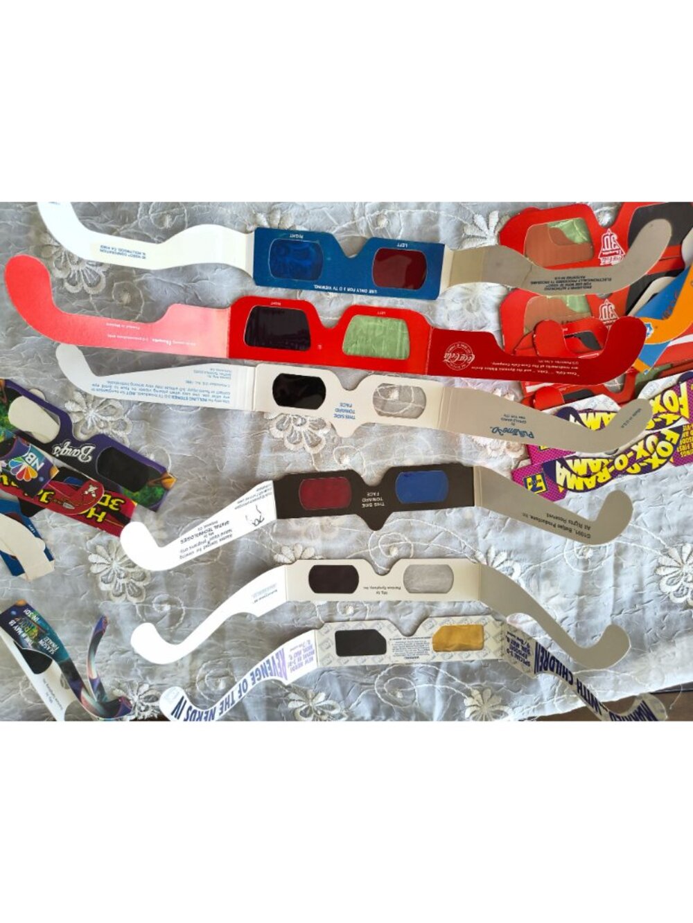 19 Hollywood 3D cardboard glasses, Rolling Stones ~Married with children~ Coca C - Picture 9 of 16